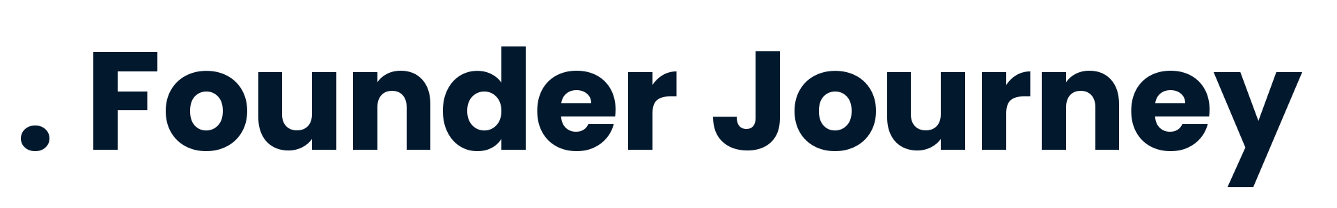 Founder Journey